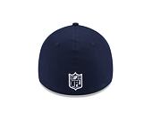 Kšiltovka New Era 39THIRTY NFL Comfort New England Patriots Oceanside Blue / Front Door Red