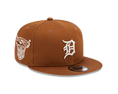 Kšiltovka New Era 9FIFTY MLB Side Patch Detroit Tigers Toasted Peanut / Stone