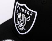 Kšiltovka New Era 9FIFTY NFL Black & White Las Vegas Raiders Snapback Black/Team Color
