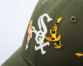 Kšiltovka New Era 9FORTY MLB Koi Fish Chicago White Sox New Olive / Optic White