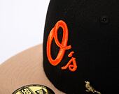 Kšiltovka New Era 59FIFTY MLB "Varsity Pin & Sidepatch" Baltimore Orioles Cooperstown
