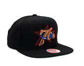 Kšiltovka Mitchell & Ness Philadelphia 76ers Team Ground 2.0 Snapback HWC Black