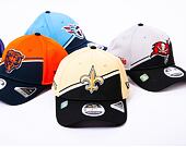 Kšiltovka New Era 9FORTY Stretch-Snap NFL Sideline 23 New Orleans Saints Team Colors