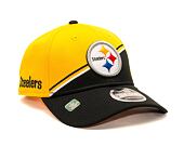 Kšiltovka New Era 9FORTY Stretch-Snap NFL Sideline 23 Pittsburgh Steelers Team Colors