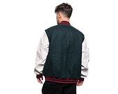 Bunda New Era Lifestyle Varsity Jacket Dark Green / Off White