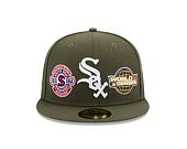 Kšiltovka New Era 59FIFTY MLB 5 Olive WS Chicago White Sox New Olive / White