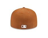 Kšiltovka New Era 59FIFTY MLB Team Outline 5 Los Angeles Dodgers Toasted Peanut / White