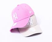 Dámská Kšiltovka New Era 9FORTY Womens MLB League Essential New York Yankees Wild Rose / White