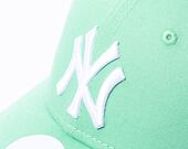 Dámská Kšiltovka New Era 9FORTY Womens MLB League Essential New York Yankees Tropical Green / White
