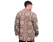 Košilová Bunda Karl Kani Chest Signature Washed Ribstop Shirt Jacket brown