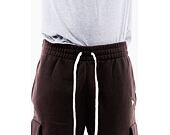Tepláky New Era Cargo Joggers Brown / White