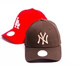 Dámská Kšiltovka New Era 9FORTY Womens MLB League Essential New York Yankees Dark Brown / Camel