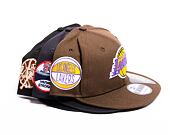 Kšiltovka New Era 9FIFTY NBA Repreve Los Angeles Lakers Walnut Brown / Purple