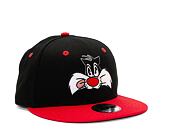 Dětská Kšiltovka New Era 9FIFTY Kids Looney Sylvester Black / Scarlet