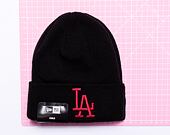 Dětský Kulich New Era MLB Kids League Essential Beanie Los Angeles Dodgers Black / Cardinal