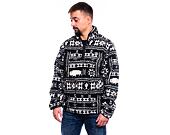 Bunda Dickies HAYS QUARTER ZIP NORDIC AOP DARK