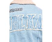 Bunda Karl Kani OG Denim Trucker Jacket light dirty blue