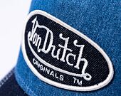 Kšiltovka Von Dutch Trucker Ottawa Cotton Twill Denim Blue