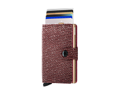 Peněženka Miniwallet Secrid Sparkle Red