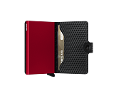 Peněženka Secrid Miniwallet Cubic Black-Red