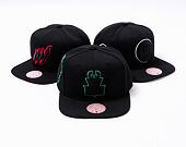 Kšiltovka Mitchell & Ness Tc Bottoms Snapback Hwc NBA MILWAUKEE BUCKS Black