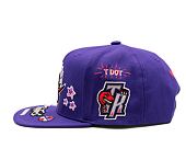 Kšiltovka Mitchell & Ness All Out Snapback Hwc NBA TORONTO RAPTORS Purple