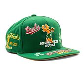 Kšiltovka Mitchell & Ness All Out Snapback Hwc NBA MILWAUKEE BUCKS Green