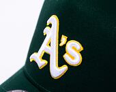 Kšiltovka New Era 9FORTY A-Frame MLB Patch Oakland Athletics Cooperstown Dark Green