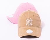 Dámská kšiltovka New Era 9TWENTY MLB Washed New York Yankees Camel / White
