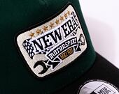 Kšiltovka New Era 9FORTY A-Frame Trucker Patch Dark Green