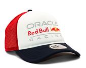 Kšiltovka New Era 9FORTY A-Frame Trucker Color Block Red Bull F1 White / Scarlet