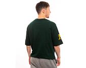 Triko New Era MLB Anniversary Oversized Tee Oakland Athletics Dark Green / White