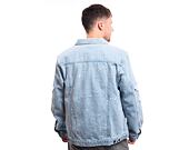 Džínová bunda Karl Kani OG Paintsplatter Denim Trucker Jacket Bleached blue/white
