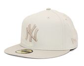 Kšiltovka New Era 59FIFTY MLB White Crown New York Yankees Cooperstown Off White / Stone