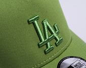 Kšiltovka New Era 9FORTY A-Frame Trucker MLB League Essential Los Angeles Dodgers Nephrite Green / W