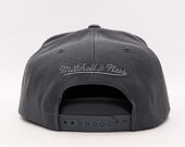 Kšiltovka Mitchell & Ness Box Logo High Crown Charcoal Grey