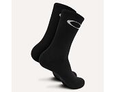 Ponožky Oakley Ellipse  3 pack Crew Sock Black