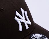 Kšiltovka New Era 9FORTY MLB Nos League Essential New York Yankees - Brown / White