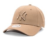 Dámská kšiltovka New Era 9FORTY Womens MLB wmns League Essential New York Yankees Camel / Camel