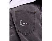 Džíny Karl Kani Small Signature Tapered Five Pocket Denim Light grey