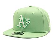 Kšiltovka New Era 9FIFTY MLB Patch Oakland Athletics Retro - Green Fig / White