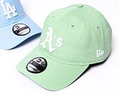 Kšiltovka New Era 9TWENTY MLB League Essential Oakland Athletics - Green Fig / White