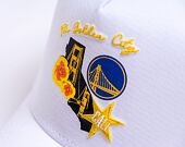 Kšiltovka New Era 9FORTY A-Frame Trucker NBA Golden State Warriors - White