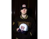Kšiltovka New Era - Buffalo Patch Canvas 9FORTY Trucker - White / Light Navy