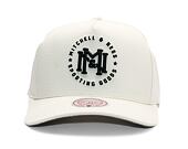 Kšiltovka Mitchell & Ness - Branded - Interlock Crest Pro Snapback - Cream