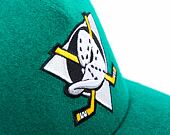 Kšiltovka Mitchell & Ness - Anaheim Ducks - Kicking Wool Pro Strapback Vntg - Teal