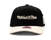 Kšiltovka Mitchell & Ness - Branded - Comfy Core Stretch Snapback - Black-Cream