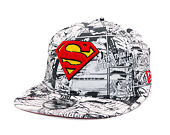 Dětská Kšiltovka New Era - WARNER BROS DC Print 9FIFTY - Superman - Scarlet / Black