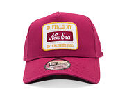 Kšiltovka New Era - Branded Washed Patch 9FORTY A-Frame - Cherry