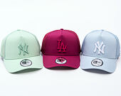 Kšiltovka New Era - MLB League Essential 9FORTY Trucker - LA Dodgers - Cherry